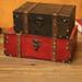 Qinghai Storage Organizer Visual Interest Large Capacity Wooden Treasure Keepsake Box for Home Decor