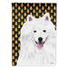 Carolines Treasures SC9168-FLAG-PARENT American Eskimo Candy Corn Halloween Portrait Flag multicolor