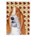 Carolines Treasures SS4328-FLAG-PARENT Bulldog English Fall Leaves Portrait Flag multicolor