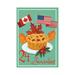 MYPOP American Canada Thanksgiving Garden Flag Outdoor Banner 28 x 40 inch