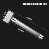 Diamond Hand-Held Durable Dressing Pen For Washing Stone Square Head Diamond Suit New