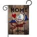 Ornament Collection 13 x 18.5 in. State Virginia Home Sweet American State Vertical Garden Flag with Double-Sided House Decoration Banner Yard Gift