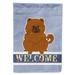 Chow Chow Red Welcome Flag Canvas House Size