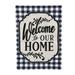 Evergreen Classic Welcome Home House Applique Flag- 28 x 44 Inches Outdoor Decor