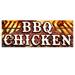 BBQ Chicken 13 oz Banner 13 oz Vinyl Banner With Metal Grommets