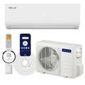 DELLA 18000 BTU Wifi Enabled 19 SEER Cools Up to 1000 Sq.Ft 230V Energy Efficient Mini Split Air Conditioner & Heater Ductless Inverter System with 1.5 Ton Heat Pump