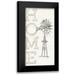 Tavoletti Anne 14x24 Black Modern Framed Museum Art Print Titled - Farm Memories III Home Crop