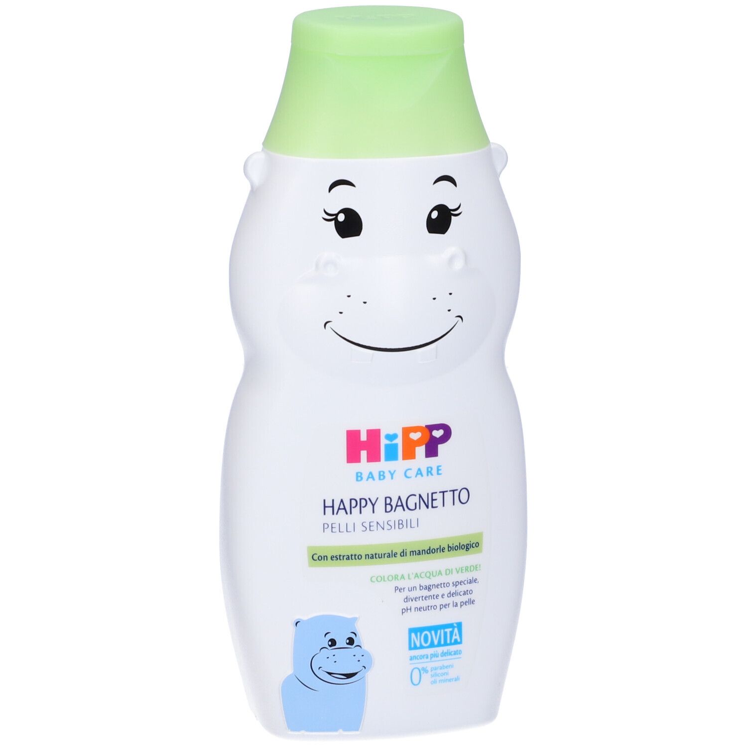 Hipp Baby Care Happy Bagnetto Ippopotamo Fun 300 ml Detergente