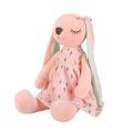 Rabbit Stuffed Animal Cartoon Figure Toy Bunny Plush Toy Stuffed Animal Rabbit Doll Bunny Rabbit Stuffed Animal Toy for Baby Pink 45cm