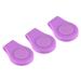 Uxcell Golf Hat Clip Silicone Cap Clamp with Magnetic Ball Marker Holder Purple 3 Pcs