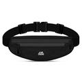 Unisex Sports Running Cycling Jogging Earphone Waist Belt Pack Bag Pouch Pocket-Black