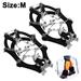 Fishing Ice Cleats for Shoes and Boots Ice Snow Traction Cleats Crampons for Men Women Kids Winter Walking on Ice and Snow Anti Slip Overshoe Stretch Footwear