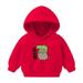 ZCFZJW 50% Off Clear! Toddler Unisex Baby Hooded Sweatshirt Infant Boys Girls Winter Hoodies Autumn Cute Dinosaur Print Pullover Jumper Outfits(Red 4-5 Years)