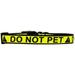 Mirage Pet 125-315 XL Do Not Pet Caution Tape Nylon Dog Collar - Extra Large