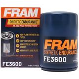 FRAM Synthetic Endurance Premium Oil Filter FE3600 25K mile Replacement Filter for Select Dodge Ford Jeep and Mazda Vehicles