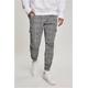 Cargohose URBAN CLASSICS "Herren AOP Glencheck Cargo Jog Pants" Gr. M, US-Größen, schwarz-weiß (white, black) Herren Hosen Cargohosen