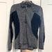 Athleta Tops | Athleta Athletic Zip Up - Two Tone Size Small | Color: Black/Gray | Size: S