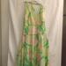 Lilly Pulitzer Dresses | Lily Pulitzer Size 8 Floral Halter Dress | Color: Green/Pink | Size: 8