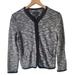 J. Crew Sweaters | J.Crew Boucle Tweed Black And White Cardigan Sweater Size Medium | Color: Black/White | Size: M