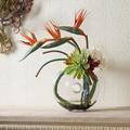 Hesroicy Artificial Flower Bird Of Paradise Fake Plant Silk Strelitzia Reginae Home Decor