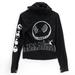 Disney Shirts & Tops | Disney The Nightmare Before Christmas Jack Hoodie Girls Youth Full Zip Size M | Color: Black/Silver | Size: Mg