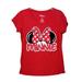 Disney Tops | Disney Minnie Mouse T-Shirt Junior Size Xl 15/17 Graphic Design Short Sleeves | Color: Red | Size: Xlj