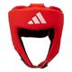 Adidas Head Guard Adjustable Non-Slip Head Guard For Cheeks, Forehead, Ear Protection, Head Guard For Boxing, Training Gear, Sparring, Blue, Red, Black (Red, X-Large)