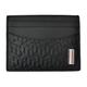 Tommy Hilfiger Credit Card Case Mono Card Holder Leather Black, black, 10 cm breit - 7,5 cm hoch, Modern