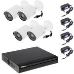 Dahua - kit de vidéosurveillance 5 mpx 4 caméras P2P cloud