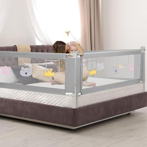 Bettgitter Kinderbett Kinderbettschutzgitter Bettschutzgitter Rausfallschutz 150cm,