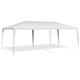 Tendone per Feste 3 m x 6 m, Gazebo da Giardino con Struttura in Metallo, Impermeabile e Protezione