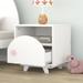 Modern Nightstand with Drawer and an Open Storage End Table Side Table Kid Children Night Stand Bedside Table for Bedroom