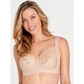 Miss Mary of Sweden Miss Mary Wide Shoulder Cotton Bra 2105, Nude, Size 38B, Women