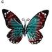 7 Coloured Butterfly Wall Art Garden Metal Gift Present Outdoor Decoration M4Y7