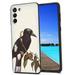 Compatible with Samsung Galaxy S21+ Plus Phone Case Magpie-3 Case Silicone Protective for Teen Girl Boy Case for Samsung Galaxy S21+ Plus