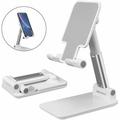 Cell Phone Stand Angle Height Adjustable Cell Phone Holder Fully Foldable Cell Phone Stand for Desk Compatible with All Mobil