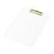 Portable Transparent A4 File Clipboard with Sturdy Paper Clamp Multifunctional