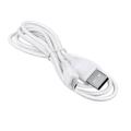 PKPOWER 3.3ft White Micro USB Charging Charger Cable Cord Lead for HMDX Jam HX-P430 HX-P430BK HX-P430BL HX-P430PK HX-P430RD XT Extreme Wireless Speaker