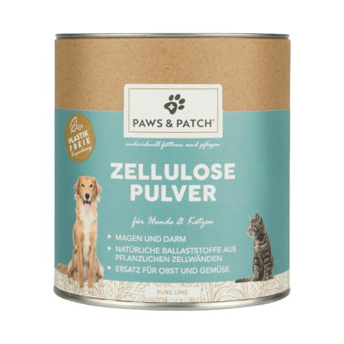 2x 150g PAWS & PATCH Zellulosepulver Einzelfuttermittel für Hunde und Katzen