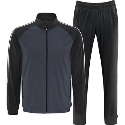 SCHNEIDER SPORTSWEAR Herren Sportanzug EARLM-ANZUG, Größe 52 in darkgrey/schwarz