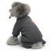 Four legged pet clothes Autumn and winter clothes Home dog clothes flannel pajamas Pet home one-piece pajamas xlï¼ŒG90696