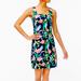 J. Crew Dresses | J. Crew Floral Basket Weave Square Neckline Dress 10 | Color: Blue/Pink | Size: 10