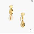 J. Crew Jewelry | J.Crew Shell Drop Statement Earrings | Color: Gold/White | Size: Os