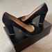 J. Crew Shoes | Jcrew Stella Suede Pump, 7.5 | Color: Black | Size: 7.5