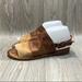 Free People Shoes | Free People Distressed Sandal Size Eu 39 | Color: Brown/Tan | Size: Eu 39