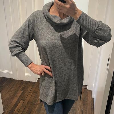 Anthropologie Sweaters | Mave Grey Sweater / Sweatshirt Overs Seize | Color: Gray | Size: S