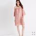 Madewell Dresses | Madewell Pink Eyelet Off The Shoulder Dress Size 10 | Color: Pink | Size: 10