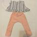 Jessica Simpson Matching Sets | Jessica Simpson Outfit, Pants And Top, Peach And Blue Color | Color: Blue | Size: 6-9mb