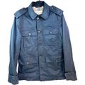 Burberry Jackets & Coats | Burberry Brit Men's Black Heritage Cotton Field Jacket Size: M Color: Navy | Color: Blue | Size: M