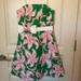 Lilly Pulitzer Dresses | Lilly Pulitzer Strapless Dress | Color: Green/Pink | Size: 2